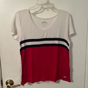 Red white and blue shirt